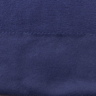 Флис DTY 19-3920, 180 г/м2, шир. 150 см, цвет т.синий - купить в Хабаровске. Цена 646.04 руб.