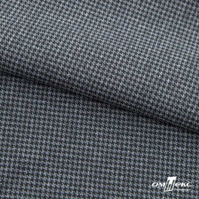 Ткань костюмная Пье-де-пуль 24013, 210 гр/м2, шир.150см, цвет чёрн/св.серый - купить в Хабаровске. Цена 334.18 руб.