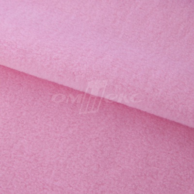 Флис окрашенный 15-2215, 250 гр/м2, шир.150 см, цвет светло-розовый - купить в Хабаровске. Цена 580.31 руб.