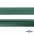Косая бейка атласная "Омтекс" 15 мм х 132 м, цв. 056 темный зеленый - купить в Хабаровске. Цена: 225.81 руб.