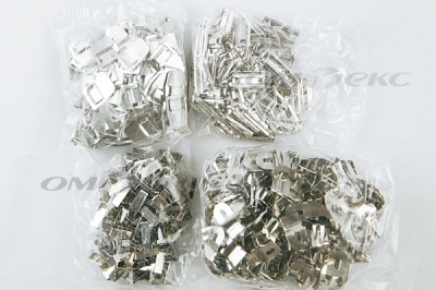 Крючки брючные 4 шипа "Стром" 144 шт. никель - купить в Хабаровске. Цена: 383.97 руб.