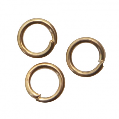 Кольцо  соединительное для бижутерии 4 мм, цв.-золото - купить в Хабаровске. Цена: 0.41 руб.