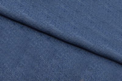 Ткань джинсовая №96, 160 гр/м2, шир.148см, цвет голубой - купить в Хабаровске. Цена 350.42 руб.