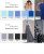 Креп стрейч Амузен 14-4122, 85 гр/м2, шир.150см, цвет голубой - купить в Хабаровске. Цена 148.37 руб.