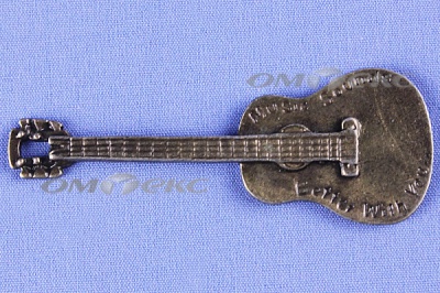 Декоративный элемент для творчества из металла "Гитара"  - купить в Хабаровске. Цена: 19.99 руб.
