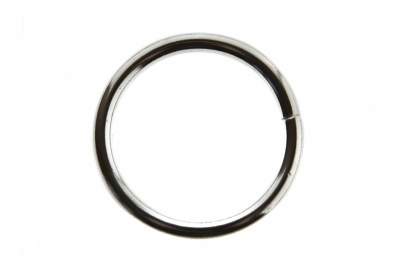 Кольцо металлическое d-3 х 32 мм, цв.-никель - купить в Хабаровске. Цена: 3.92 руб.