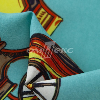 Плательная ткань "Фламенко" 16.2, 80 гр/м2, шир.150 см, принт этнический - купить в Хабаровске. Цена 241.49 руб.