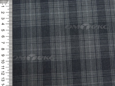 Ткань костюмная клетка 25235 2003, 185 гр/м2, шир.150см, цвет серый/сер - купить в Хабаровске. Цена 