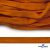 Шнур плетеный (плоский) d-12 мм, (уп.90+/-1м), 100% полиэстер, цв.267 - оранжевый - купить в Хабаровске. Цена: 8.62 руб.