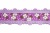 Тесьма декоративная 0385-6169, шир. 25 мм/уп. 22,8+/-1 м, цвет 01-фиолетовый - купить в Хабаровске. Цена: 387.43 руб.