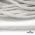 Шнур плетеный d-6 мм круглый, 70% хлопок 30% полиэстер, уп.90+/-1 м, цв.1076-белый - купить в Хабаровске. Цена: 588 руб.