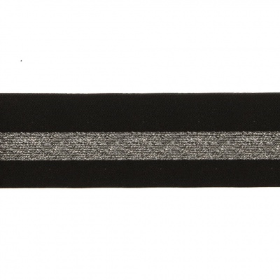 #2/6-Лента эластичная вязаная с рисунком шир.52 мм (45,7+/-0,5 м/бобина) - купить в Хабаровске. Цена: 69.33 руб.