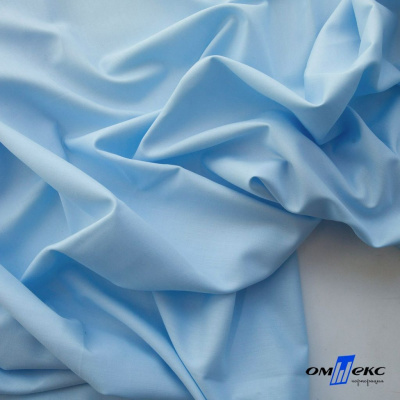Ткань сорочечная Илер 100%полиэстр, 120 г/м2 ш.150 см, цв.голубой - купить в Хабаровске. Цена 290.24 руб.