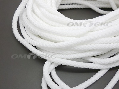 Шнур 1с35 4 мм крупное плетение 200 м белый - купить в Хабаровске. Цена: 1.10 руб.