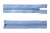 Спиральная молния Т5 351, 75 см, автомат, цвет св.голубой - купить в Хабаровске. Цена: 16.28 руб.