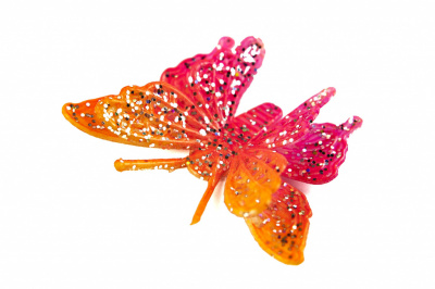 Бабочка декоративная пластиковая #10 - купить в Хабаровске. Цена: 7.09 руб.