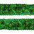 Тесьма с пайетками D4, шир. 20 мм/уп. 25+/-1 м, цвет зелёный - купить в Хабаровске. Цена: 778.19 руб.