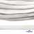 Шнур плетеный d-8 мм плоский, 70% хлопок 30% полиэстер, уп.85+/-1 м, цв.1018-белый - купить в Хабаровске. Цена: 735 руб.