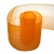 Лента капроновая "Гофре", шир. 110 мм/уп. 50 м, цвет оранжевый - купить в Хабаровске. Цена: 26.93 руб.