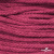 Шнур плетеный d-6 мм, 70% хлопок 30% полиэстер, уп.90+/-1 м, цв.1068-фуксия - купить в Хабаровске. Цена: 588 руб.