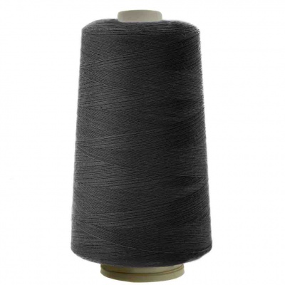 Швейные нитки (армированные) 28S/2, нам. 2 500 м, цвет чёрный - купить в Хабаровске. Цена: 139.91 руб.