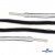 Шнурки #4-27, круглые 130 см, двухцветные (черно/белый) - купить в Хабаровске. Цена: 47.04 руб.