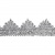Тесьма металлизированная 0384-0240, шир. 40 мм/уп. 25+/-1 м, цвет серебро - купить в Хабаровске. Цена: 490.74 руб.