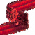 Тесьма с пайетками 3, шир. 30 мм/уп. 25+/-1 м, цвет красный - купить в Хабаровске. Цена: 1 098.48 руб.