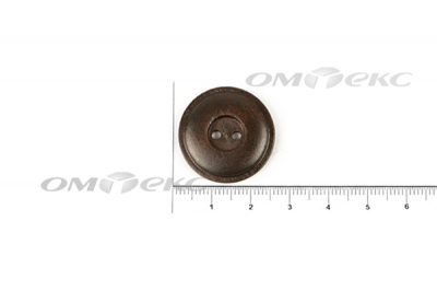 Пуговица деревянная круглая №54 (25мм) - купить в Хабаровске. Цена: 4.12 руб.