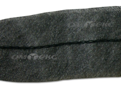 WS7225-прокладочная лента усиленная швом для подгиба 30мм-графит (50м) - купить в Хабаровске. Цена: 16.97 руб.