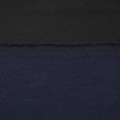 Ткань костюмная 26150 2009, 214 гр/м2, шир.150см, цвет т.синий - купить в Хабаровске. Цена 358.58 руб.