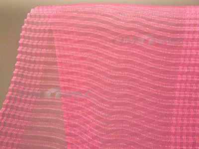 Лента капроновая "Гофре", шир. 110 мм/уп. 50 м, цвет розовый - купить в Хабаровске. Цена: 35.60 руб.