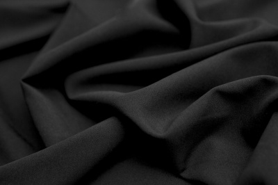 Костюмная ткань с вискозой "Флоренция", 195 гр/м2, шир.150см, цвет чёрный - купить в Хабаровске. Цена 502.24 руб.