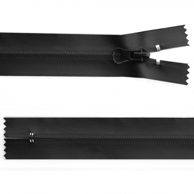 Молния водонепроницаемая PVC Т-7, 20 см, неразъемная, цвет чёрный - купить в Хабаровске. Цена: 21.56 руб.
