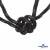 Шнурки #3-10, круглые с наполнителем 130 см, светоотражающие, цв.-чёрный - купить в Хабаровске. Цена: 75.38 руб.