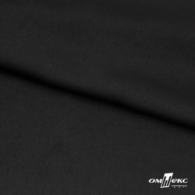 Ткань плательная Габриэль 100% полиэстер,140 (+/-10) гр/м2, шир. 150 см, цв. черный BLACK - купить в Хабаровске. Цена 248.37 руб.