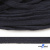 Шнур плетеный d-8 мм плоский, 70% хлопок 30% полиэстер, уп.85+/-1 м, цв.1010-т.синий - купить в Хабаровске. Цена: 735 руб.