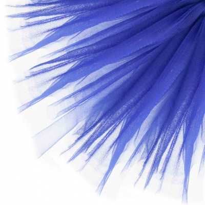 Фатин матовый 16-101, 12 гр/м2, шир.300см, цвет т.синий - купить в Хабаровске. Цена 100.92 руб.