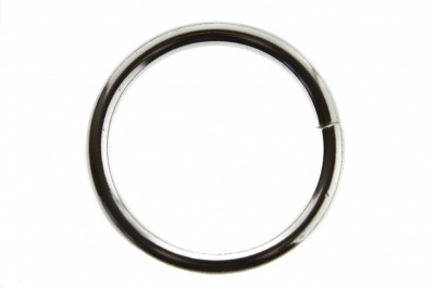 Кольцо металлическое d-38 мм, цв.-никель - купить в Хабаровске. Цена: 4.89 руб.