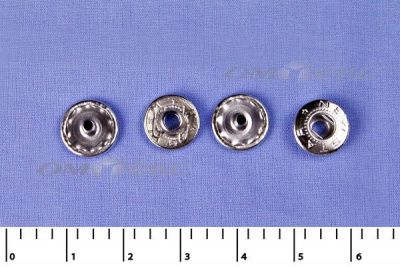 Кнопки металл Ф-12,5 (1440 +/-20 шт) "альфа" никель с рисунком - купить в Хабаровске. Цена: 2 853.69 руб.