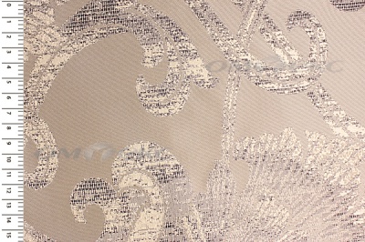 Портьерная ткань J90155, col.0205-бежевый (310 см) - купить в Хабаровске. Цена 778.99 руб.