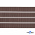 Репсовая лента 005, шир. 6 мм/уп. 50+/-1 м, цвет коричневый - купить в Хабаровске. Цена: 88.45 руб.