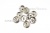 Кнопки пришивные 30 мм никель - купить в Хабаровске. Цена: 18.68 руб.