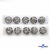 119-01 Кнопки пришивные декоративные металл 21 мм, цв.-никель - купить в Хабаровске. Цена: 21.54 руб.