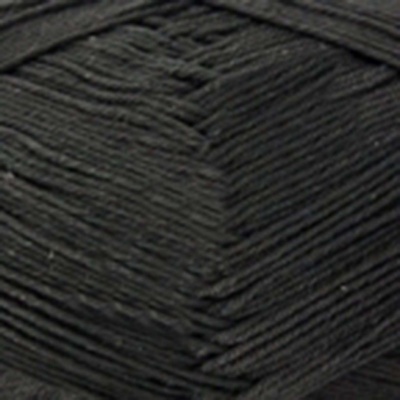 Пряжа "Бонди", 100% имп.мерсеризованный хлопок, 100гр, 270м, цв.003-черный - купить в Хабаровске. Цена: 140.88 руб.