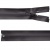 Молния водонепроницаемая PVC Т-7, 60 см, разъемная, цвет (301) т.серый - купить в Хабаровске. Цена: 49.39 руб.