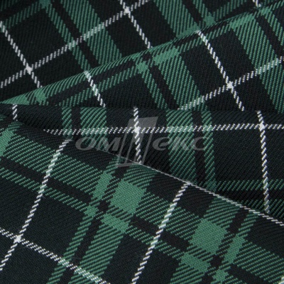 Ткань костюмная Клетка 25577, т.зеленый/зеленый./ч/бел, 230 г/м2, шир.150 см - купить в Хабаровске. Цена 539.74 руб.