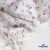 Ткань Муслин принт, 100% хлопок, 125 гр/м2, шир. 140 см, #2308 цв. 6 белый с цветком - купить в Хабаровске. Цена 413.11 руб.
