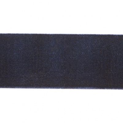 Лента бархатная нейлон, шир.25 мм, (упак. 45,7м), цв.180-т.синий - купить в Хабаровске. Цена: 809.01 руб.