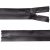 Молния водонепроницаемая PVC Т-7, 20 см, неразъемная, цвет (301)-т.серый - купить в Хабаровске. Цена: 21.56 руб.